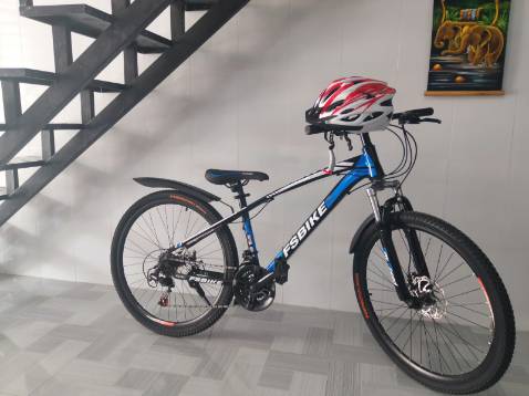 I already received the bike as promised by the seller. The bike has free items like a helmet, a bike lock, fenders and a tool set. This blue bike is simply elegant and sleek :) Thank you.