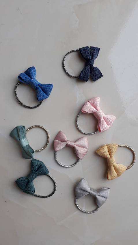 Dây buộc tóc cho bé gái NASI thắt nơ dễ thương