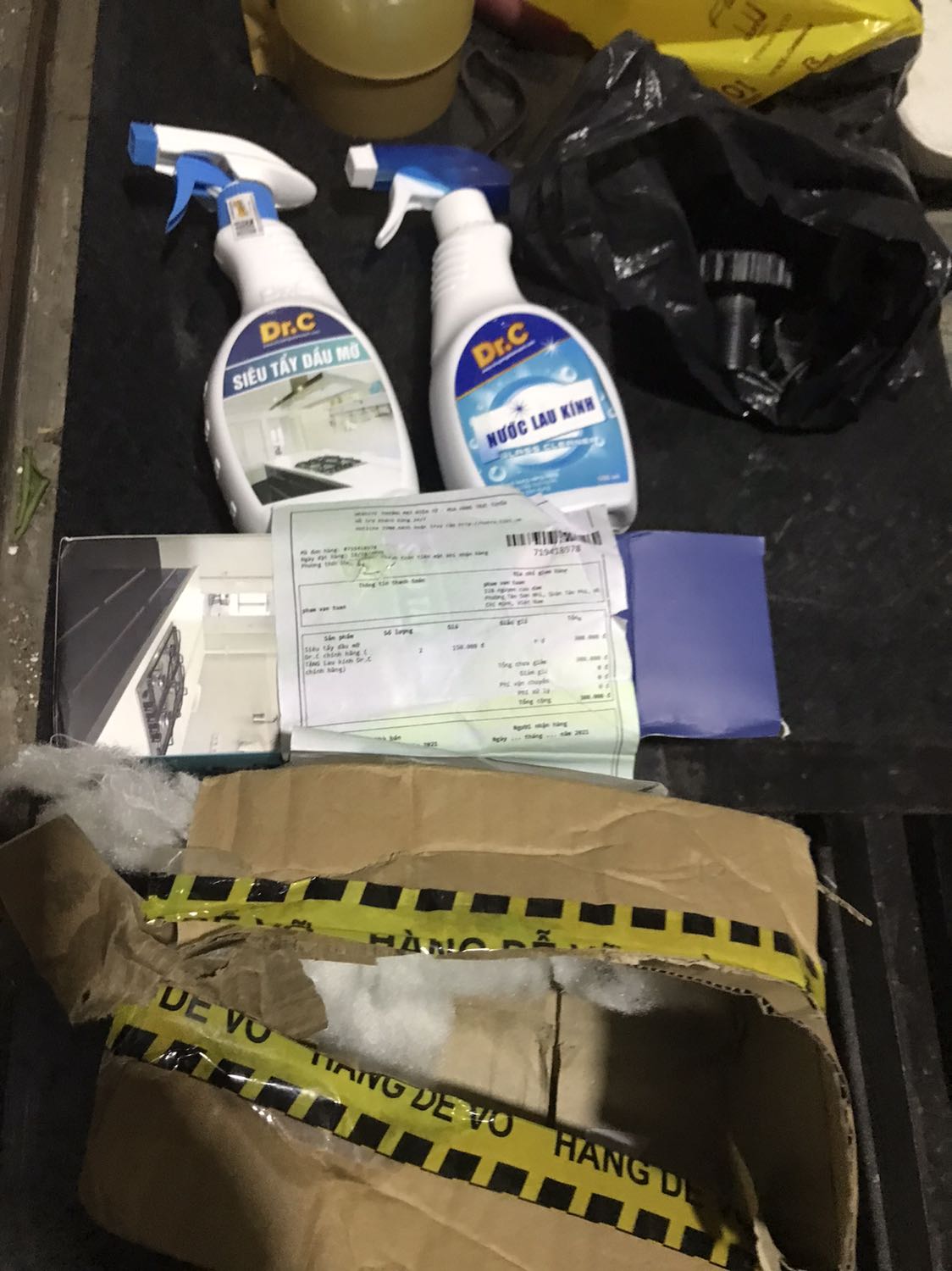 giao thiếu 1 chai siêu tẩy dầu mỡ