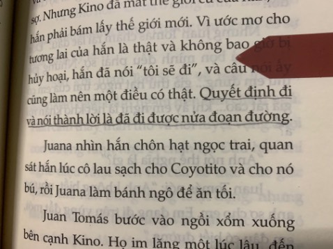 Để tránh spoil nội dung, mình sẽ không kể ra đây, nhưng mình thật sự rcm các bạn đọc cuốn này, đọc để cảm nhận nỗi căm hờn của tác giả về sự phân biệt giàu nghèo, địa vị, chủng tộc sâu sắc ở nước Mỹ thế kỷ XX, nơi mà đồng tiền lên ngôi, còn lòng người thì nguội lạnh. Vì tiền, họ có thể lạnh lùng tước đi sự sống, tước đi niềm hi vọng vào một tương lai tốt đẹp hơn, của bất kỳ ai.

Khúc cuối mình khóc không kiềm được. Trải qua bao nguy hiểm, đôi tay vì để bảo vệ gia đình mà nhuốm màu tội ác, nhưng rồi cuối cùng 2 vợ chồng Kino đã chẳng giữ lại được gì: chiếc thuyền đánh cá, ngôi nhà cỏ, hạt ngọc trần gian, và kể cả đứa con đầu lòng.

Đây là cuốn đầu tiên mình có của Tao Đàn, chỉn chu từ bìa cho đến trang sách cuối cùng, không một vết mực loang, một nếp gấp hay một từ sai chính tả, dù mình mua giá sale khá tốt. Văn phong của dịch giả quá mượt mà, đọc văn xuôi mà cảm giác như đang đọc thơ vậy. Đáng để mình đầu tư thêm nhiều tác phẩm nữa. Cảm ơn Tiki sale giá tốt để mình có cơ hội biết đến tác giả này 🥰🥰