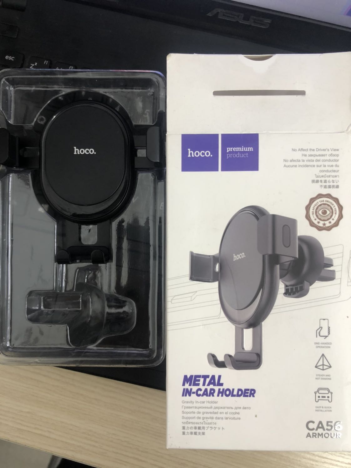 Nhận được hộp khui ra chỉ có phần giá đỡ điện thoại, không có phần để gắn vào cửa gió điều hoà ô tô