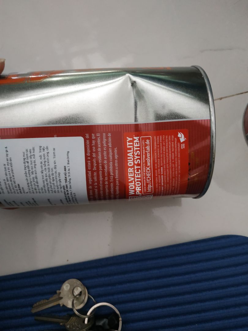 chất lượng chưa biết, đóng gói sơ sài, *** bẹp dí 1 bên, hên là không xì nhớt ra.