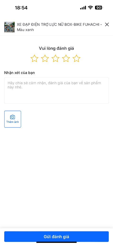 Riêng việc vận chuyển và tư vấn là đã rất OK nha..
Mà chưa sử dụng nên không biết đi được bao lâu