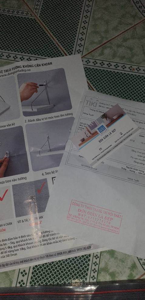 Chất liệu cứng cáp dễ lắp đặt shop  gói hàng cẩn thận  chu đáo có đính kèm hướng dẫn thẻ cảm ơn và xuất luôn cả hóa đơn của đơn hàng, sẽ ủng hộ