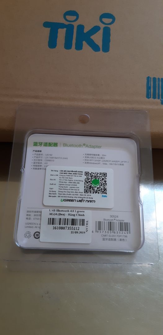 Mình mua của Tiki Trading giá 159k. Ship tới cắm vào là xài tốt luôn, máy mình win 10, ko cần cài đặt gì hết quá khỏe. Mua em nó chủ yếu để kết nối với loa bluetooth đặng khỏi xài jack nối rườm rà. Ưng ơi là ưng, thích lắm luôn ahihi. Xài lâu dài ko biết sao nhưng hiện tại thấy it's really good and useful!!