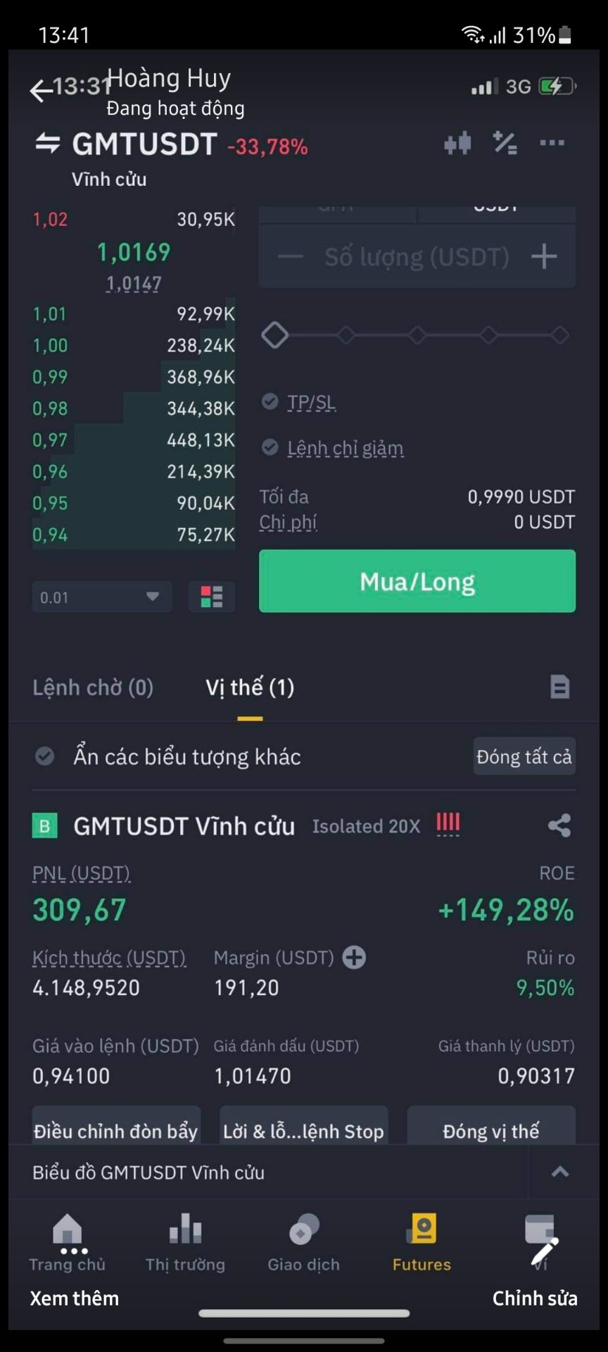 Sách này trang bị kiến thức cực chắc giúp các bạn trade t0 trên sàn binance x5 x10 tài khoản.
Ai chơi coin muốn kiếm tiền thì nên đọc sách này nhé,bỏ 360k nhưng cái lợi đem đến là gấp 1000 lần nhé.