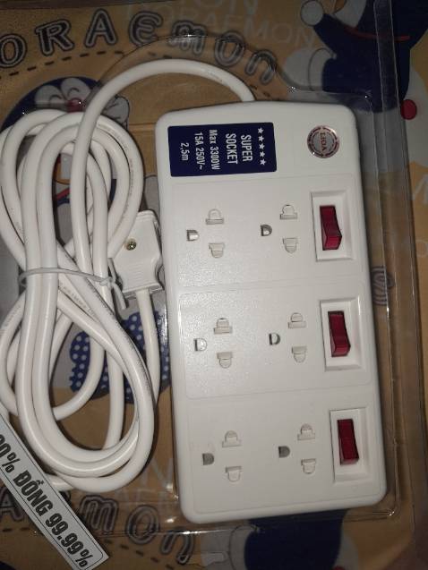 Ổ cắm đẹp dày dặn. Cắm nhẹ nhàng dễ cắm. Công xuất cao sài tiện lợi ko bị cháy ổ. Giá thành rẻ hơn nhiều nơi khác. Cảm ơn shop, cảm ơn tiki 🥰