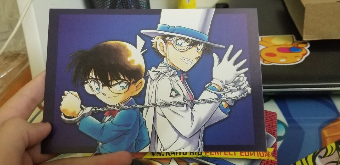 hơi shock xíu tại truyện có poscard mà lại không có seal, mà thui k sao tại không bị df nhìu và conan thì hay khỏi bàn rồii