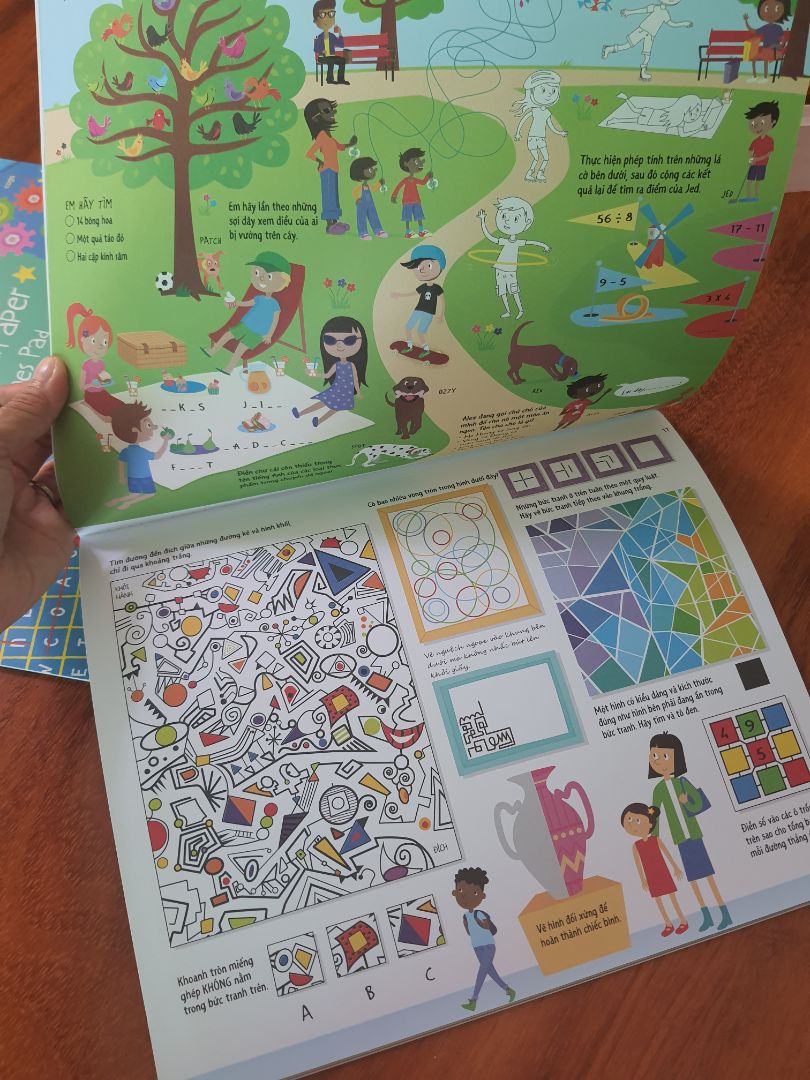 Thấy bộ sách là mê, mà bữa đặt quên coi kỹ sách dành cho bé 5+