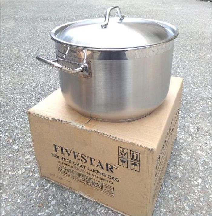 chất lượng tốt, xoong dày,to nấu tốt lắm, giá rẻ hơn nhiều chỗ á. Shop gói hàng kĩ, giao nhanh, nên mua nha