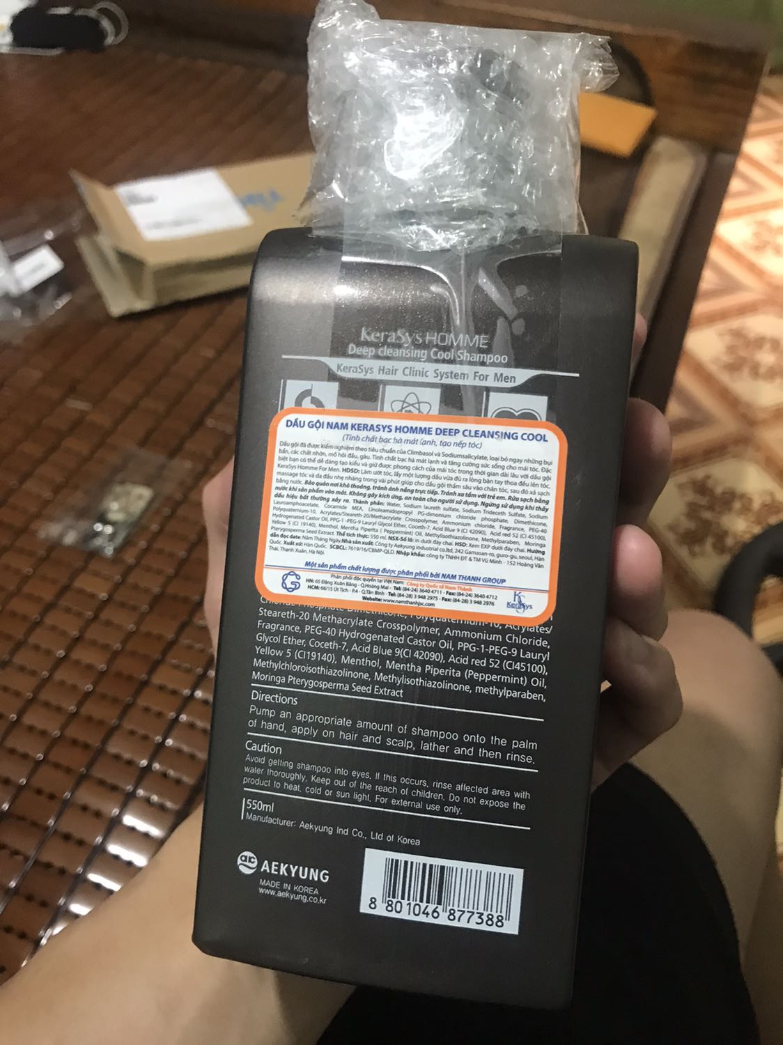 Shop đóng gói cẩn thận hàng oke… mình dùng thử loại này cũng được nhưng khuyên mn dùng màu xanh lá hơn vì thơm kk chất lượng ổn lắm shop