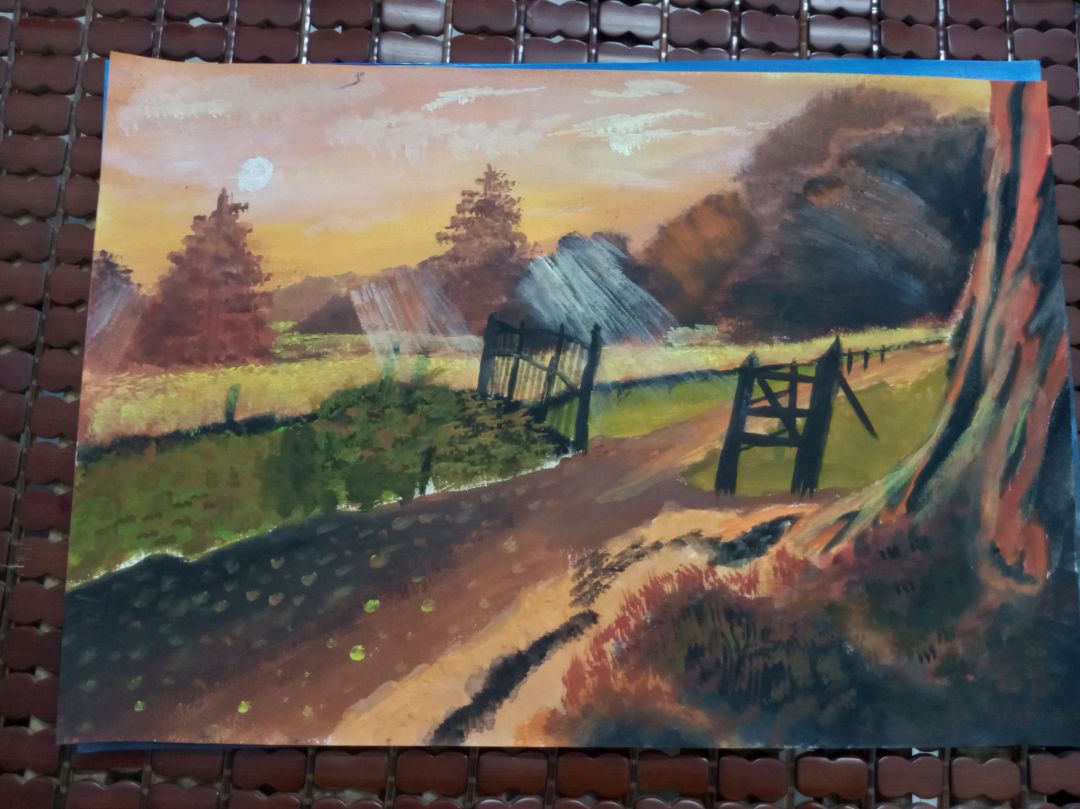 Màu loang chưa đẹp lắm