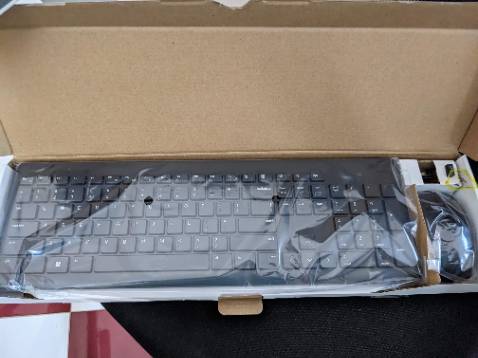 I am surprised by the quality for this price. Nice box and the seller packs it carefully. The keyboard is much smoother and more silent than the one I usually use. The mouse click is quite noisy though so be aware of that. Also the mouse doesn't have extra buttons for macro etc.