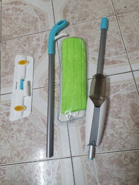 Hàng đẹp, dùng thích. Cực tiết kiệm nước. Cảm giác lúc lau nhà cũng rất thích. Miếng giẻ dùng xong rửa qua rồi phơi lên rất tiện.