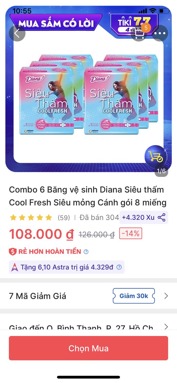Giao hàng nhanh chóng. Mình rất thích dịch vụ TikiNow của Tiki. 10 điểm chất lượng. Hộp cũng rất đẹp ạ