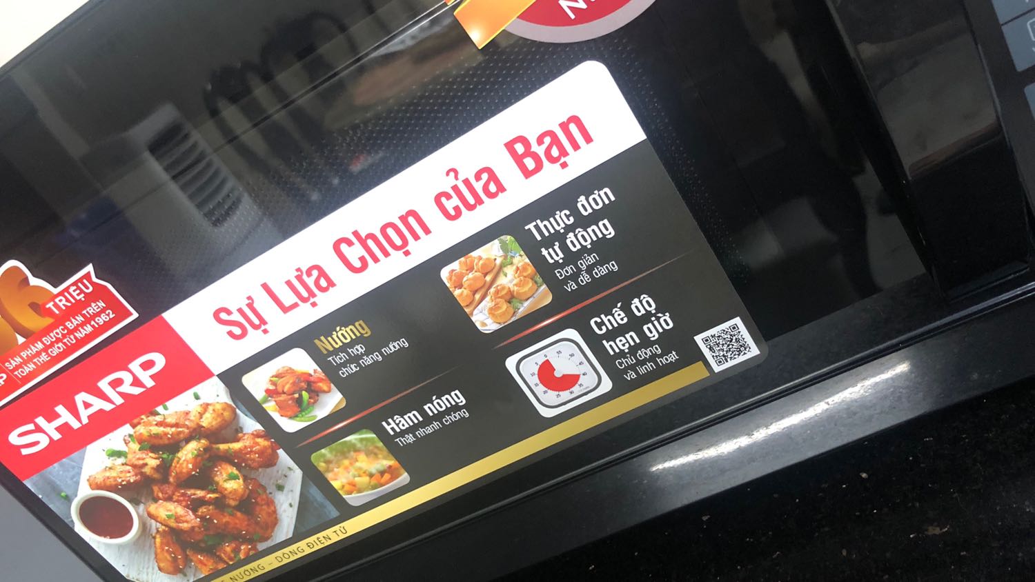 Lò vi sóng rất okayla, có thêm chế độ nướng luôn. Giao hàng cũng nhanh nữa. Tốt tốt nhe