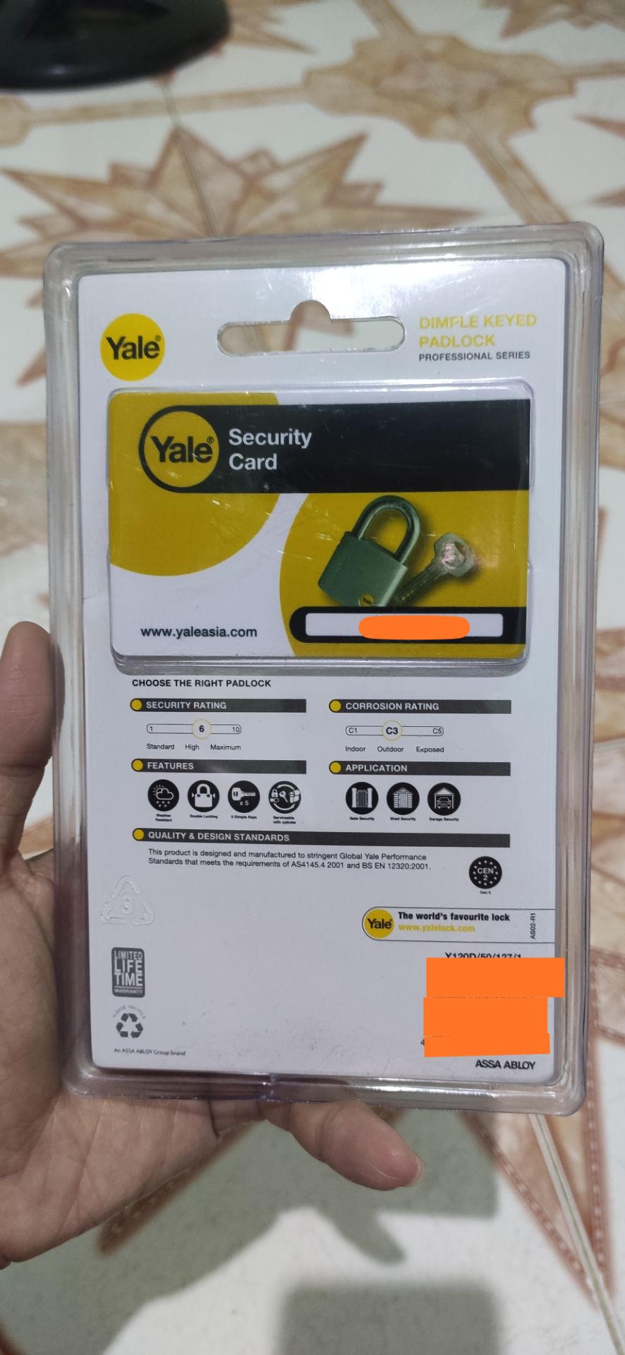 đóng gói khác với hình mô tả tí , mức độ an ninh là 6 chứ ko fai 7 , còn lại thì ok , sửa mô tả lại nhé