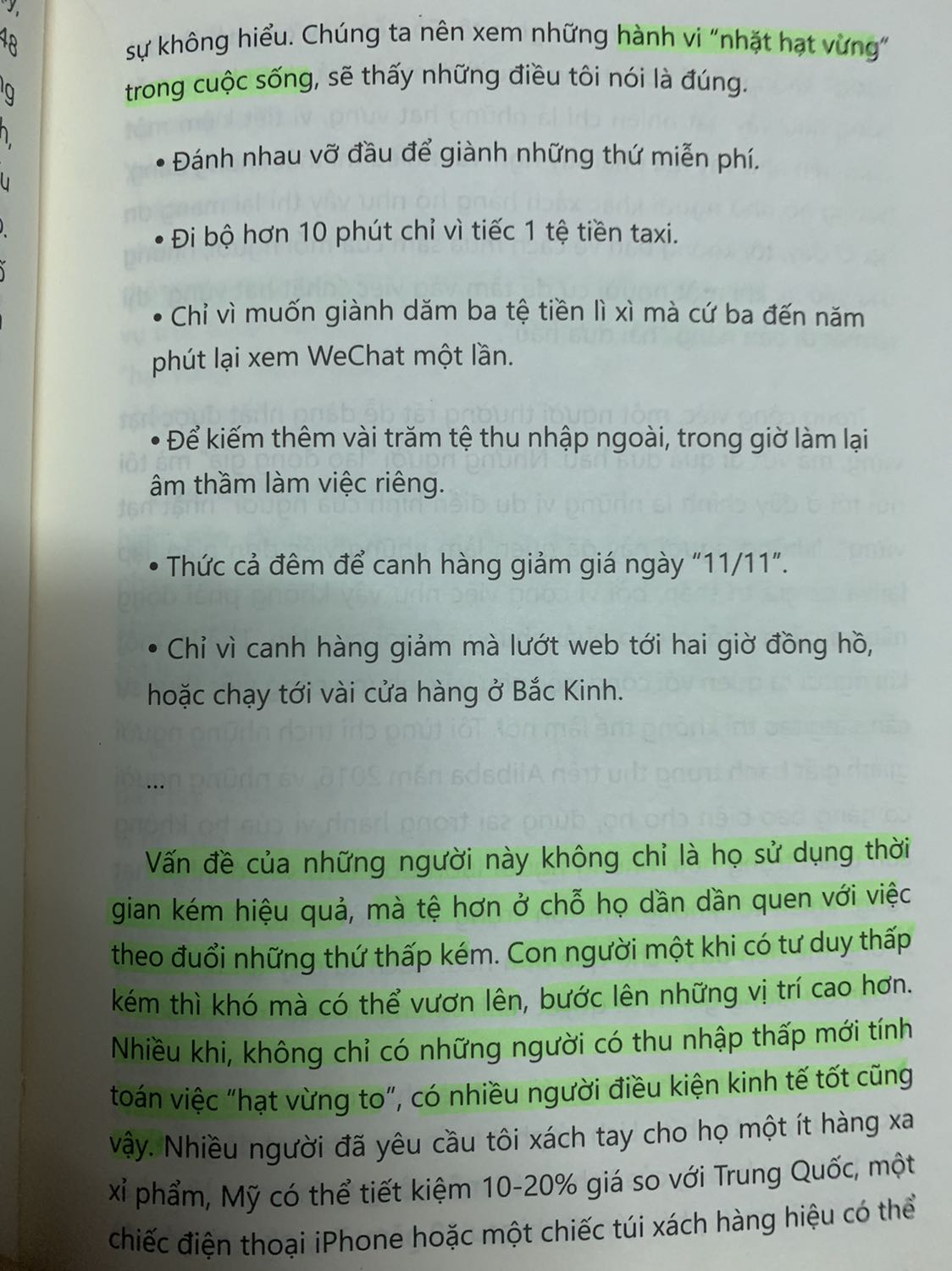 /Hãy để cha mẹ trưởng thành, hạt vừng và dưa hấu, sự thông tuệ của Shakespeare: Luận về bạn bè,... Mặc dù chỉ mới đọc tới chương 4, nhưng t cảm thấy những quan điểm sâu sắc về con ng, vật chất và tinh thần. Có những câu nói sắc bén đi vào lòng ng.