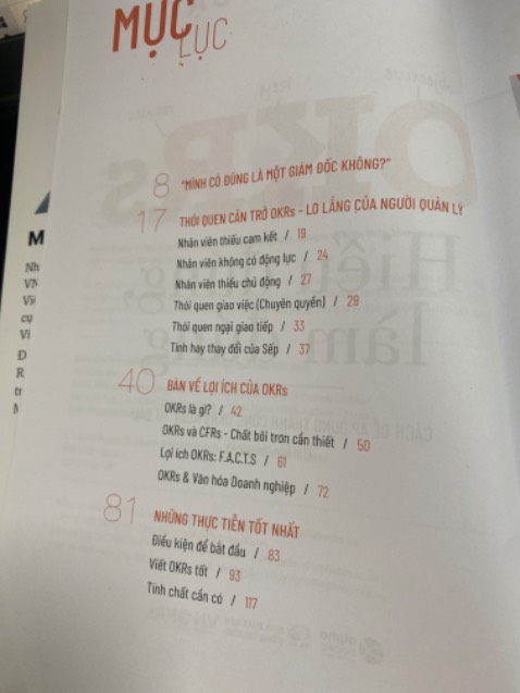 Rất hay nếu áp dụng vào cá nhân tổ chức hay doanh nghiệp. Cảm ơn a đã viết ra cuốn sách thực hành OKRs này
