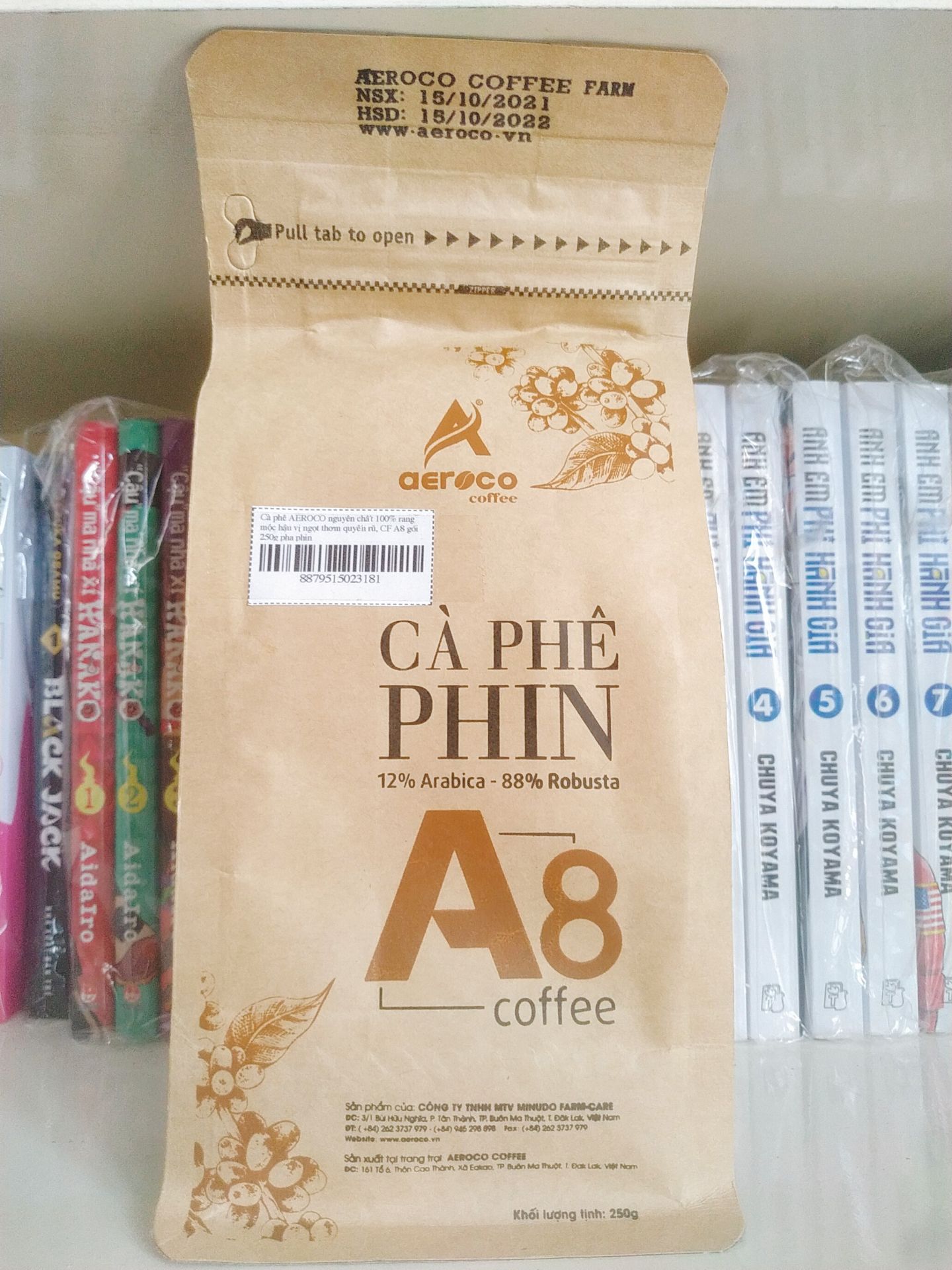 Mua được giá sale quá rẻ luôn. Cà phê thơm lắm. Bao bì đóng gói đẹp. Tiki gói hàng chắc chắn. Tối khuya đặt sáng 9h đã được giao hàng 👍👍👍
