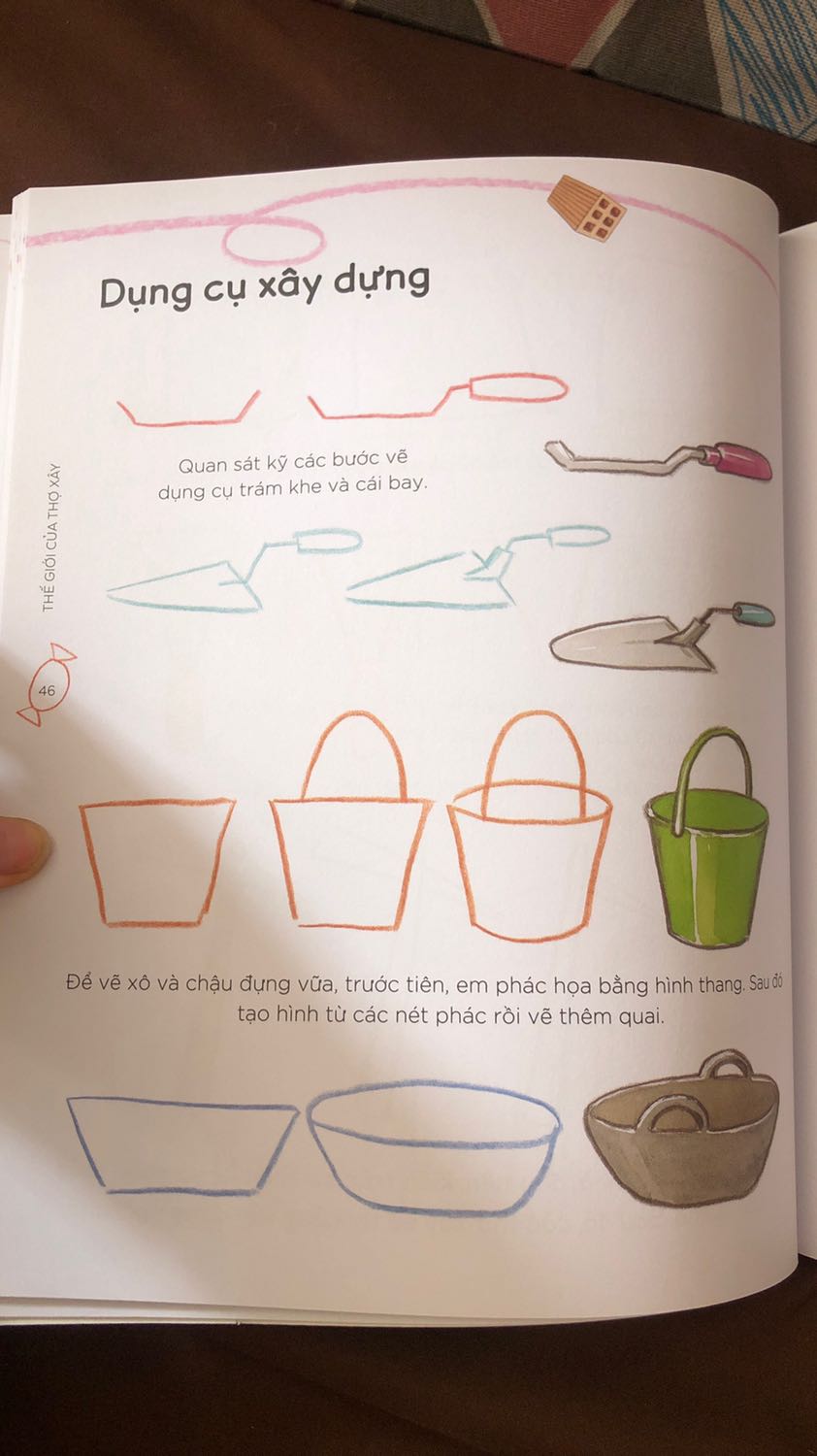 theo mình thấy sách rất phù hợp với các bé nhỏ, nội dung chia ra rất cụ thể ngành nghề nào cần cái gì nhưng hơi ít so vs giá 99k gốc, vì in màu nên giá phải như v nên khá tiếc cho nội dung