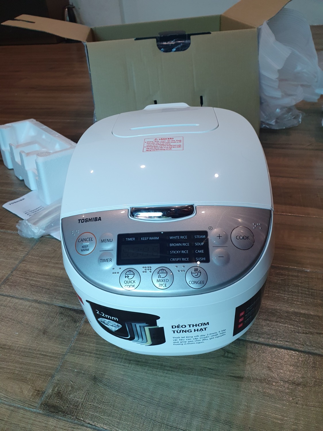 Đánh giá chất lượng ok đúng như mô tả, và rẻ hơn so với siêu thị
Giao hàng nhanh
Đánh giá cao nhân viên giao hàng bên best express lúc nào cũng giao trước cho khách hàng
Mua nồi cơm này hài lòng Đánh giá chất lượng ok đúng như mô tả, và rẻ hơn so với siêu thị
Giao hàng nhanh
Đánh giá cao nhân viên giao hàng bên best express lúc nào cũng giao trước cho khách hàng
Mua nồi cơm này hài lòng