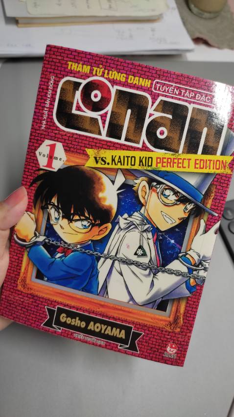 Sách mới đẹp. Nội dung là tổng hợp các mẩu truyện có sự xuất hiện của kid chứ k phải truyện mới. Mọi người cân nhắc nha. Ai đọc bộ full thì mua sưu tập thôi ạ.