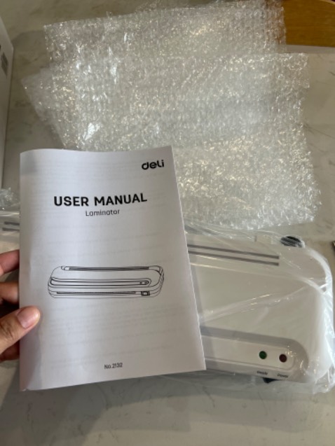 The laminator looks really good and I tested it and works perfectly! I like how compact it is and easy to use