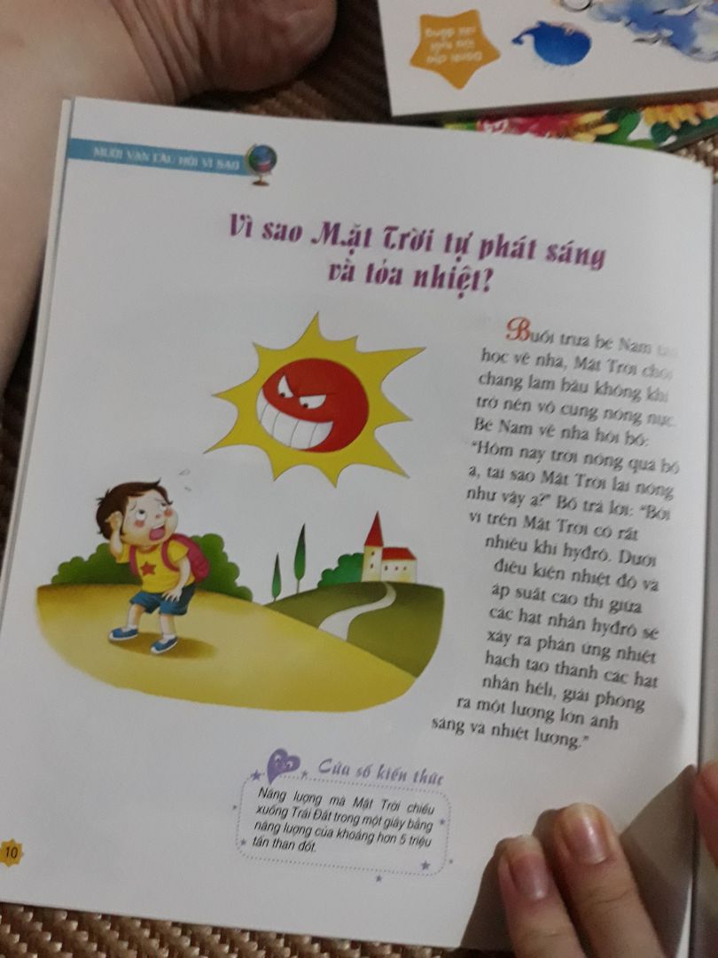 Bộ sách rất hay, nhiều câu hỏi hay, cách trình bày dễ thương. bé nhà mình rất thích ❤