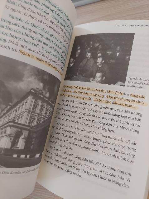 Sách viết kiểu như tư liệu của đoàn phim sẽ tìm qua những nơi mà Bác đã đặt chân tới, những nơi mà Bác đã ở lại và làm việc, sách hay lắm nha