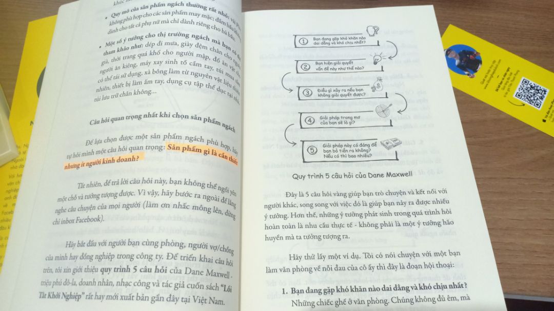 Quyển sách hướng dẫn rất chi tiết về việc bắt đầu như thế nào? cần làm gì và làm như thế nào? việc của bạn chỉ là đọc sách và kiên trì làm theo thôi. rất phù hợp cho những người chưa biết gì về kinh doanh online và muốn bắt đầu một công việc mới hoặc đơn giản chỉ là kiếm thêm thu nhập ngoài mức lương ổn định hàng tháng. Tôi thích nhất là phần hướng dẫn tìm kiếm sản phẩm cho thị trường ngách và cách viết một content hiệu quả. Tác giả đã chia sẻ rất nhiều kinh nghiệm và rất thực tế.