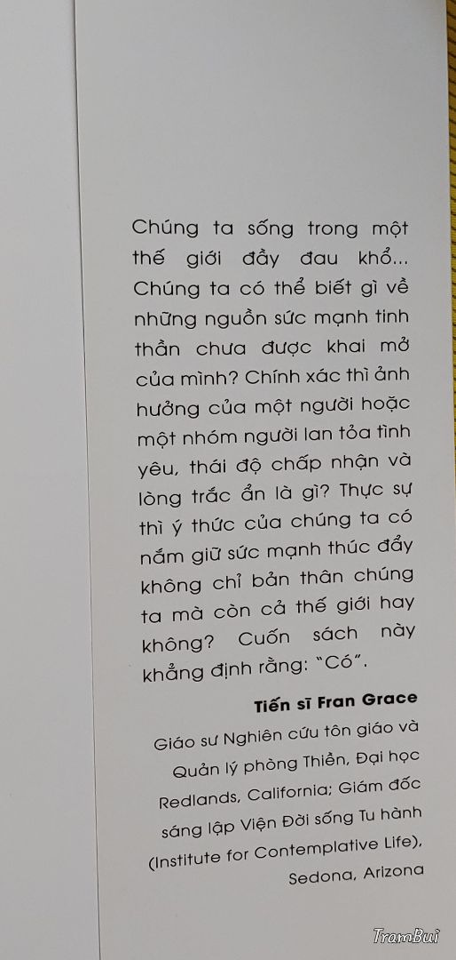 Cuốn sách rất hay và vô cùng hữu ích, quý giá. Bạn cần 1 không gian tĩnh lặng cà nên đọc tới đọc lui. Cảm iwn MC Lê Đỗ Quỳnh Hương giới thiệu và  tác giả  , dịch giả , nhà xuất bản & tất cả mọi người làm nên quyển sách  tuyệt vời này! Cuốn sách rất hay và vô cùng hữu ích, quý giá. Bạn cần 1 không gian tĩnh lặng cà nên đọc tới đọc lui. Cảm iwn MC Lê Đỗ Quỳnh Hương giới thiệu và  tác giả  , dịch giả , nhà xuất bản & tất cả mọi người làm nên quyển sách  tuyệt vời này!