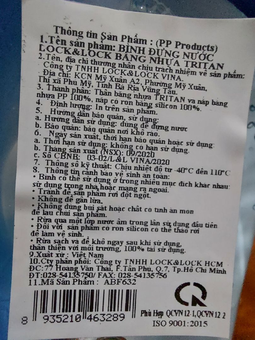 Giao hàng nhanh... Ca đẹp, nhựa trong suốt, nắp đậy có gioăng cao su, tay cầm chắc chắn, tuy nhiên nhựa ko đc dày cho lắm.