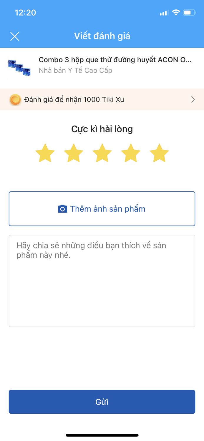 Rất hài lòng về sản phẩm, đo tốt ko cần fai đi bác sĩ nhiều lần