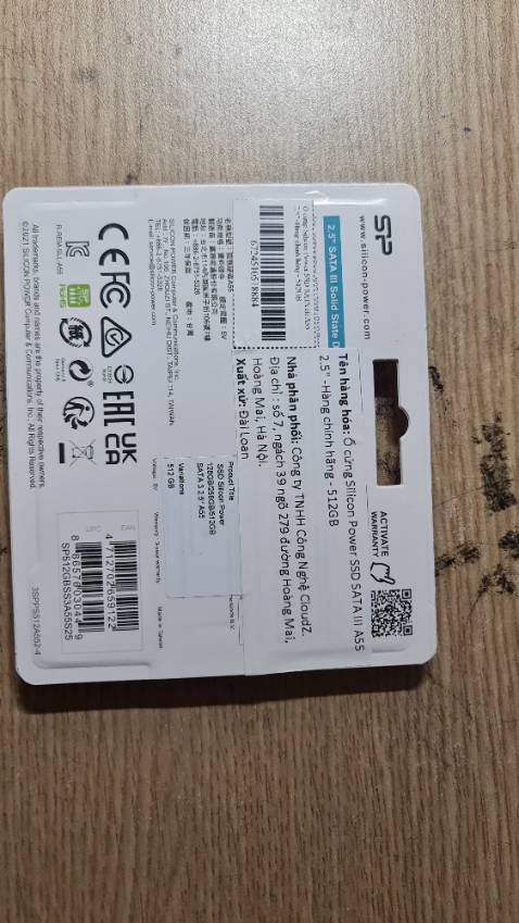 Hàng chính giao còn nguyên tem. Kiểm tra bằng phần mềm là hàng mới. Lắp vào dùng thử thấy ổn. Chưa có thời gian ktra tốc độ. Để hôm nào ktra báo sau nhé. Còn bền hay k chắc phải sau moi biết, nhung dc cai bh dài cung yen tam.