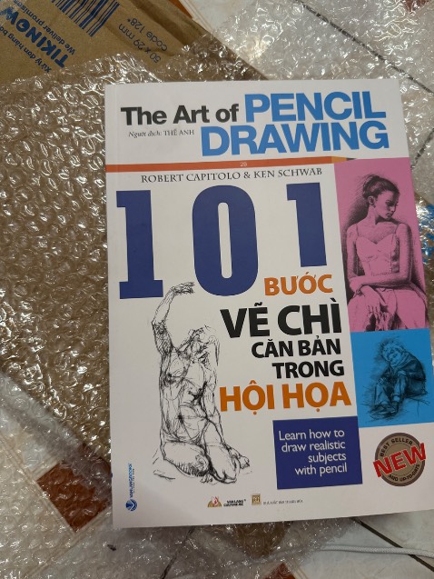 Sách bọc cẩn thận, mới, giải thích chi tiết từ bước vẽ cơ bản