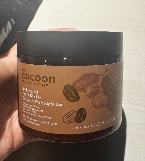 Thơm mùi cà phê. Dùng da rất mềm
