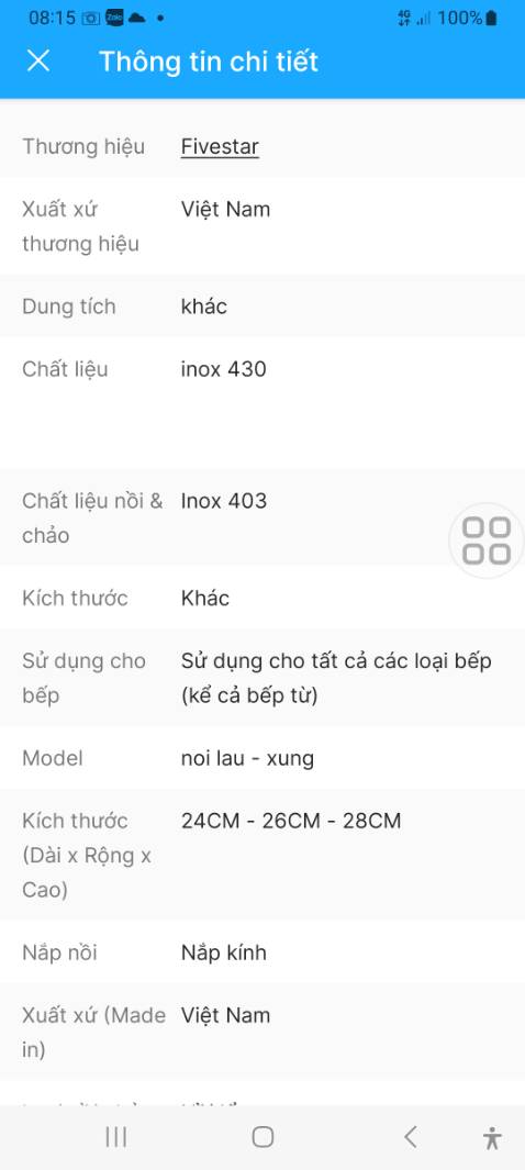 Chưa đánh giá được sp nhưng k đúng như quảng cáo thông tin sp:thể hiện chiều cao  28cm nhưng giao hàng k đúng như vậy,làm ảnh hưởng tới thực tế tới mục đích sử dụng