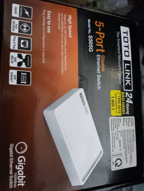 Hàng hoá ok như mô tả, cổng full Gigabit phù hợp cho việc trải nghiệm full tốc độ sau khi mạng mẽo được nâng băng thông