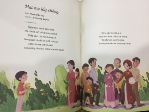 Thơ hay, minh hoạ đẹp, nhưng một vài bài buồn và hơi quá “sức” so với thiếu nhi.