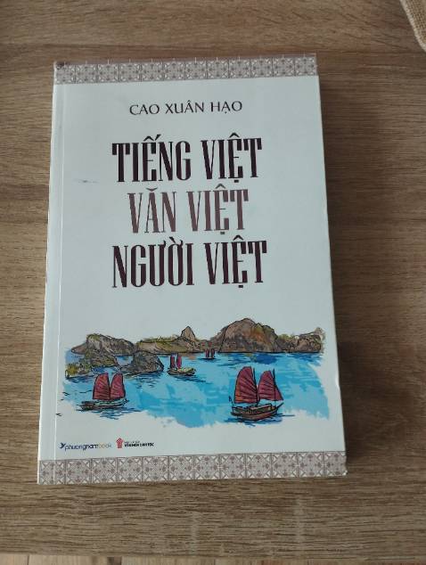 Sách trông cũ, có vết mực trên bìa, gáy sách rách và gập nếp.