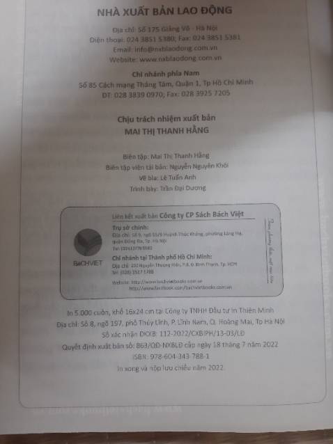 Sách bao bì đẹp chữ rõ, giá thấy mềm nhất, chuẩn tái bản 2022