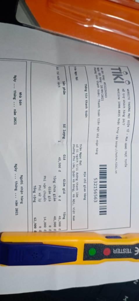 shop xem đổi lại hàng cho mình đi . mình mua bút thử nước lại chuyển bút thử điện