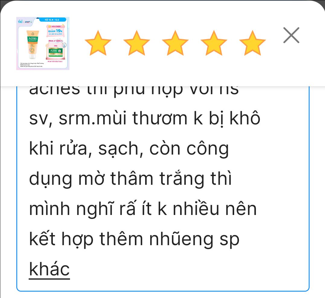 Ảnh đánh giá