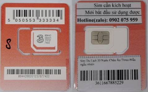 Sim sử dụng nghe gọi và data tốt tại châu Âu (Đức, Pháp, Hà lan, Thụy sĩ).
Sim có hỗ trợ Wifi hotspot.