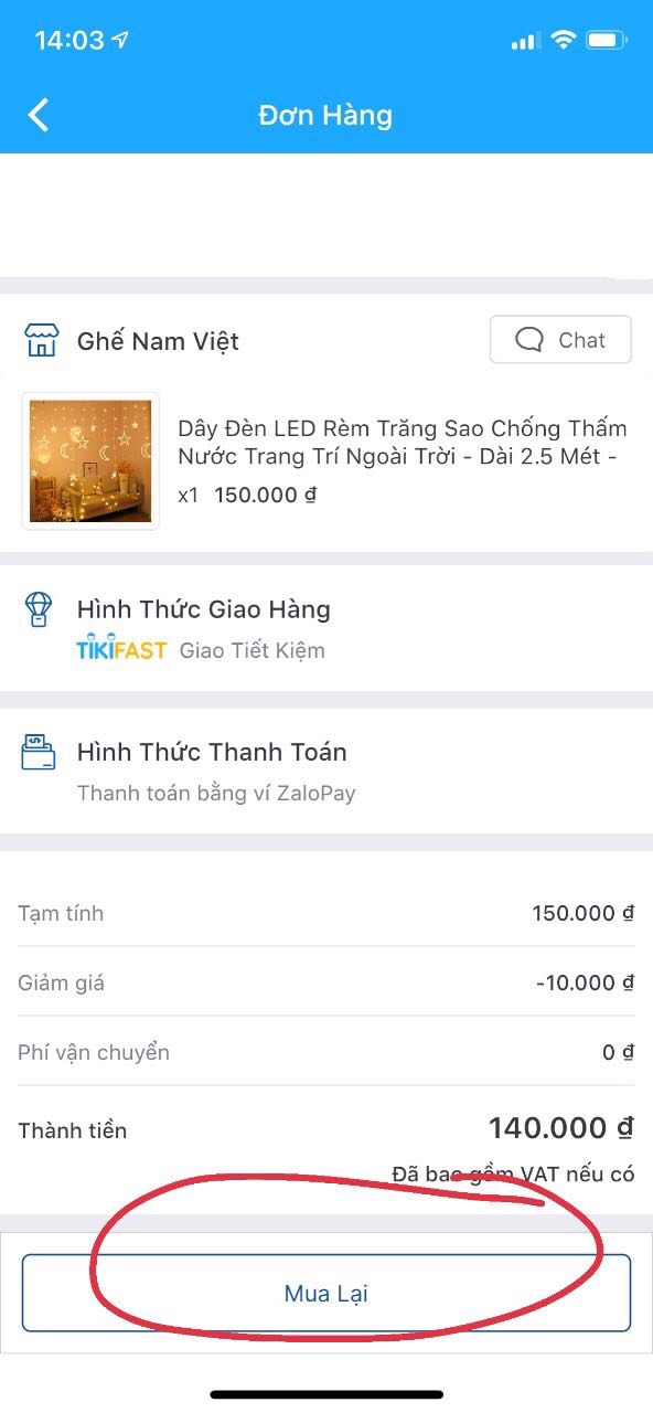 Đặt nhầm địa chỉ không cho huỷ đơn, vẫn ship và ship rất nhanh ngay ngày hôm sau (đặt 17/9, giao 18/9, trong khi dự kiến 29/9).  Liên lạc với shop và hỗ trợ tiki đều không được. Rất thất vọng.