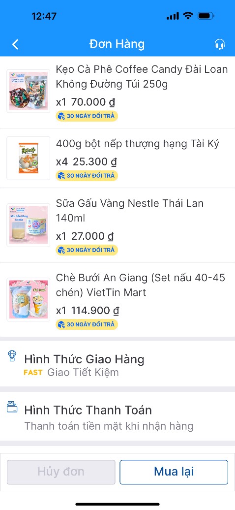 Hài lòng về gói chè buởi này, Cùng 1 nhà bán với sữa nhưng đơn hàng mình có mua 4 gói nếp họ hết chỉ giao trả lại giá gần 1gói là 25k . Còn nợ lại hơn 75k chat không thấy phản hồi tuy số tiền nhỏ nhưng muốn nhắc nhở về viec có hàng thì hãy lên sàn tránh người mua mất tiền còn thất vọng