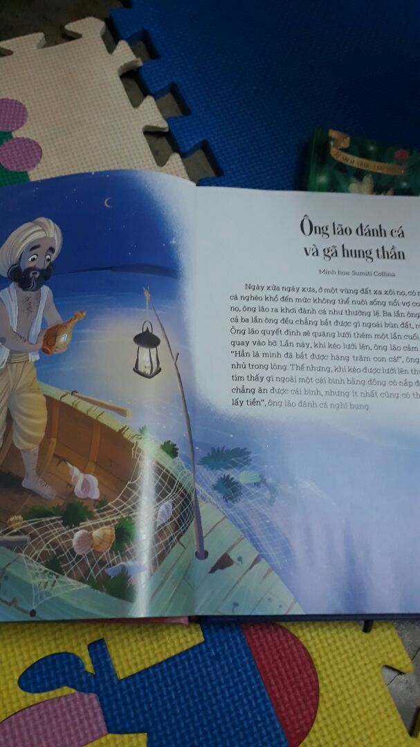 sản phẩm bìa cứng, khổ to, câu chuyện phong phú, hình vẽ đẹp, chất liệu giấy bóng , các bé rất thích , đóng gói kỹ, shipper thân thiện