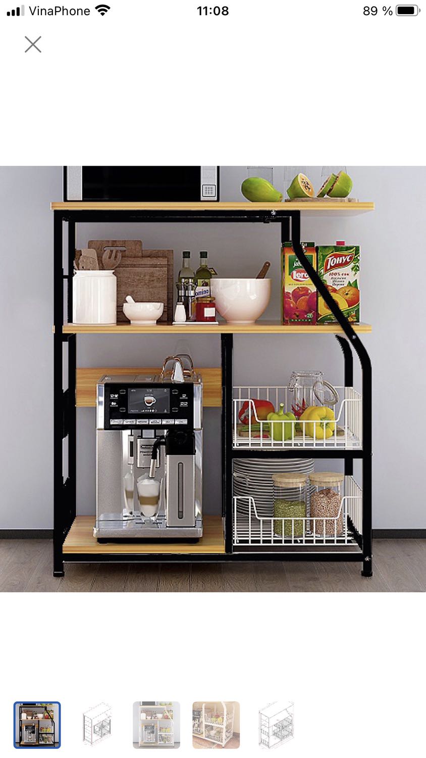 Tiki ơi ! Bao giờ mới có người đến mang nốt đồ bị thiếu của kệ vậy ! Muốn dùng quá rồi ak ! Hàng giống hình nhưng thiếu đồ . Tiki khắc phục sớm cho mình nhé