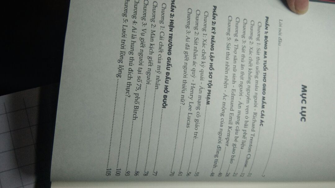 Đánh giá cách làm việc của Tiki
1. Giao hàng nhanh ( mình ở Tiền Giang nhé) 20/12 đặt là 21/ 12 có rồi
2. Không bọc sách (may là sách k bị j)
ĐÁNH GIÁ SÁCH
Theo mk thấy thì sách phân tích tâm lí rất là ít, kiểu như là ghi về vụ án r giải án, ko cuốn lắm,k có j kinh dị cả, kiểu hơi bth,hơi thất vọng một chút
NHÌN CHUNG THÌ CŨNG OKIE